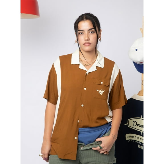 Wish Me Luck Winner's Circle Men's & Big Men's Bowling Shirt, Sizes S-3XL