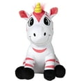thumbnail image 1 of Wish Me Pets - Light Up LED Plush Stuffed Animals - Aliel Pink Striped Zoonicorn, 1 of 7