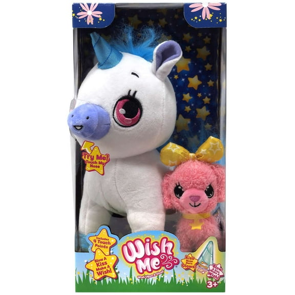 Wish Me Tinks the Unicorn with Dog Feature Plush
