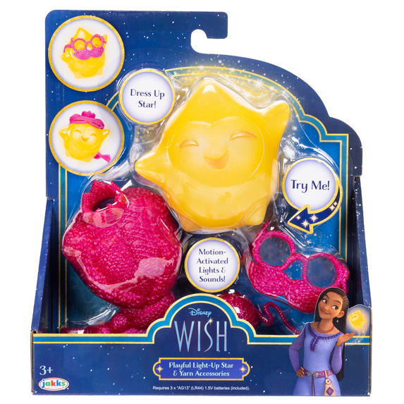 Wish Playful Light-Up Star, Yarn Accessories, Doll Accessories