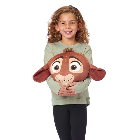 Wish Valentino Disney Kids Round Cloud Pillow, 11 inches