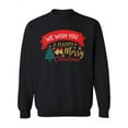 thumbnail image 1 of Wish You A Happy Merry Christmas Sweatshirt Women -Image by Shutterstock, Female Medium, 1 of 4