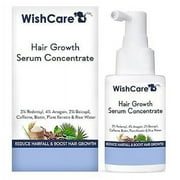 WishCare Hair Growth Serum Concentrate - 3% Redensyl, 4% Anagain, 2% Baicapil, Caffeine, Biotin, Keratin & Rice Water - Hair Growth Serum for Men & Women, 30 ml