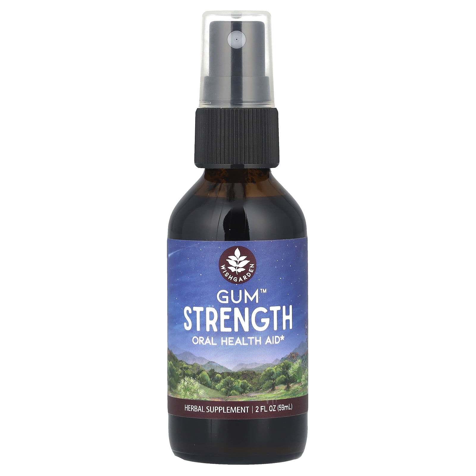 WishGarden Herbs Gum™ Strength, Oral Health Aid, 2 fl oz (59 ml)