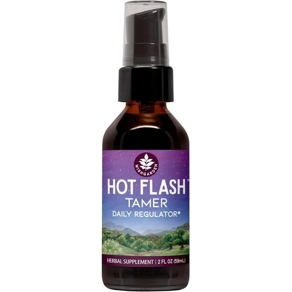 WishGarden Herbs Hot Flash Soothing Tonic - Supports Healthy Hormone Levels for Women During Menopause and Perimenopause, Soothes Hot Flashes and Night Sweats (2oz)
