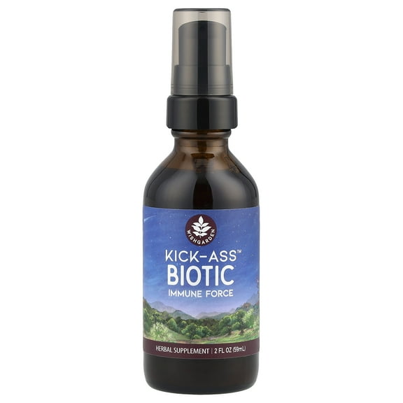 WishGarden Herbs Kick-Ass Biotic, Seriously Heroic, 2 fl oz (59 ml)