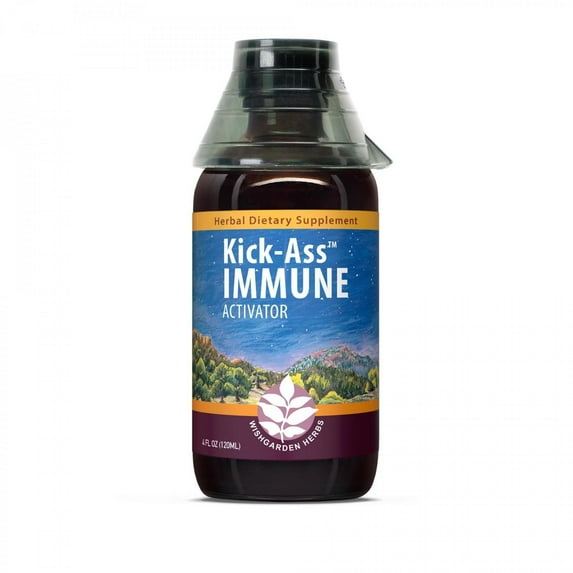 WishGarden Herbs Kick-Ass Immune Activator - Immune Support Supplement for Adults, 4oz