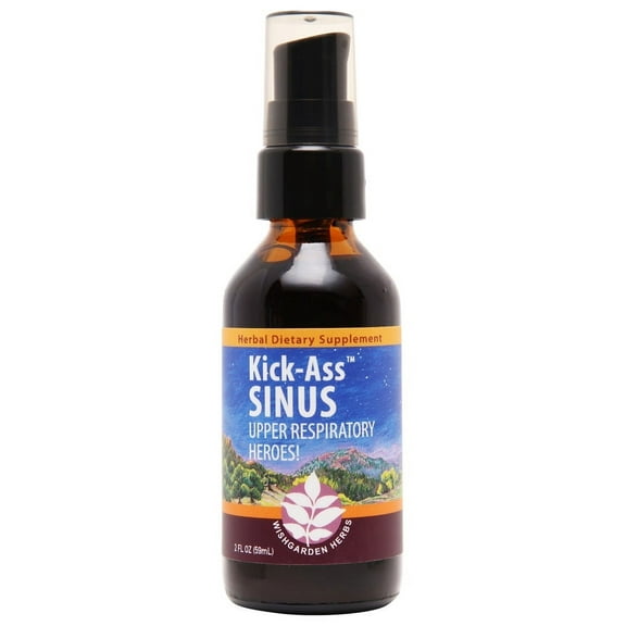 WishGarden Herbs - Kick-Ass Sinus Upper Respiratory Heros! Spray - 2 fl. oz.