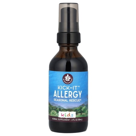 WishGarden Herbs Kids, Kick-It™ Allergy Seasonal Rescue, 2 fl oz (59 ml)