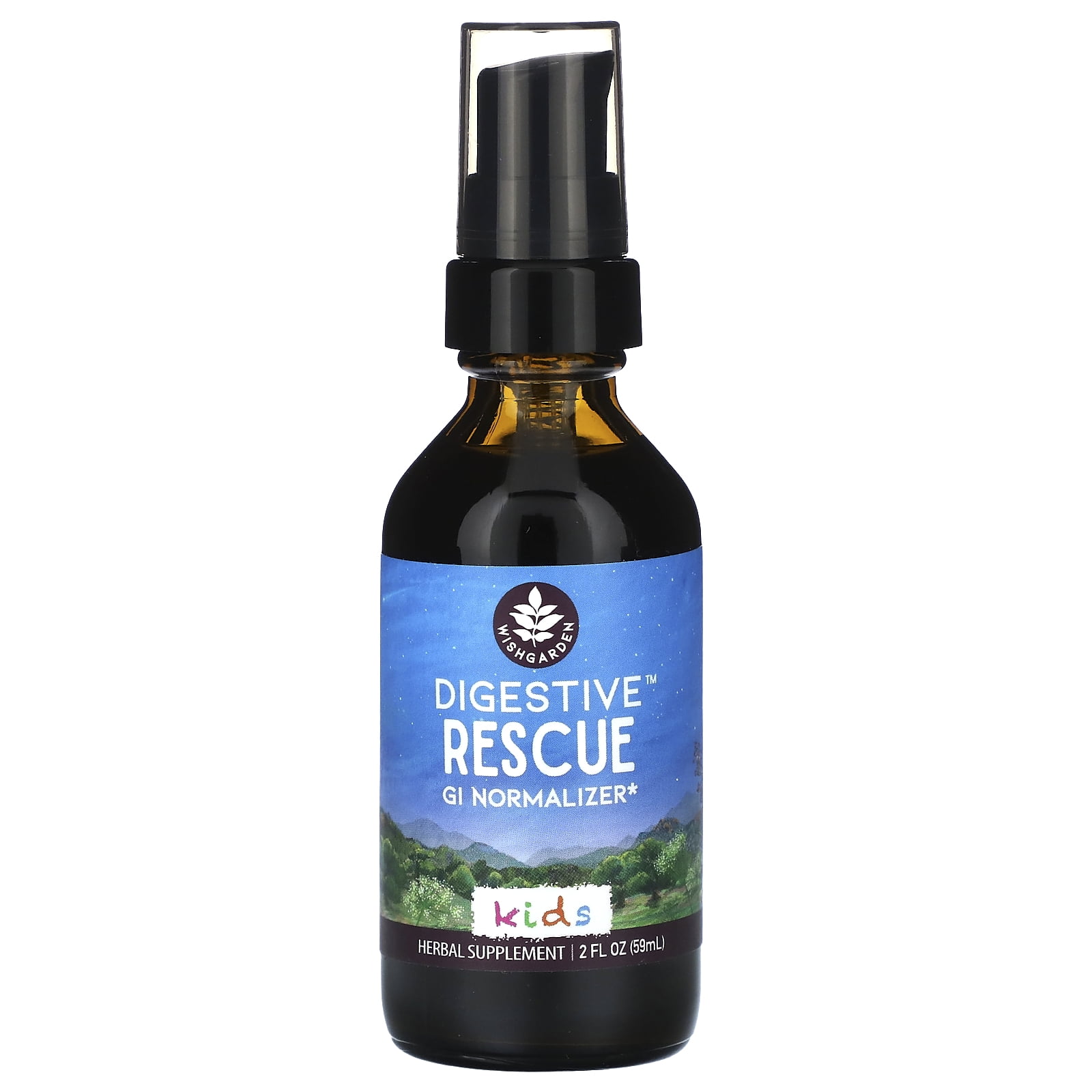 WishGarden Herbs Kids, Digestive Rescue GI Normalizer, 2 fl oz (59 ml)