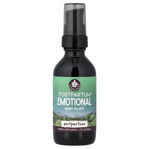 WishGarden Herbs Postpartum Emotional Baby Blues, 2 fl oz (59 ml)