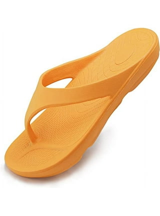 Womens Flip Flops in Womens Sandals | Yellow - Walmart.com