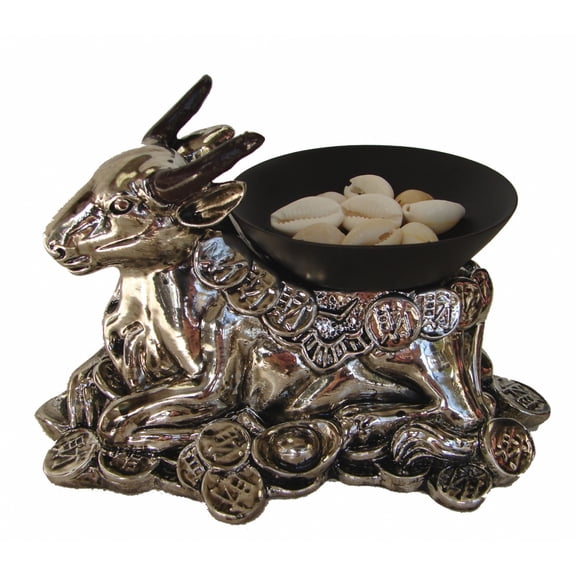 Wishfulfilling Cow with Cowrie Shells
