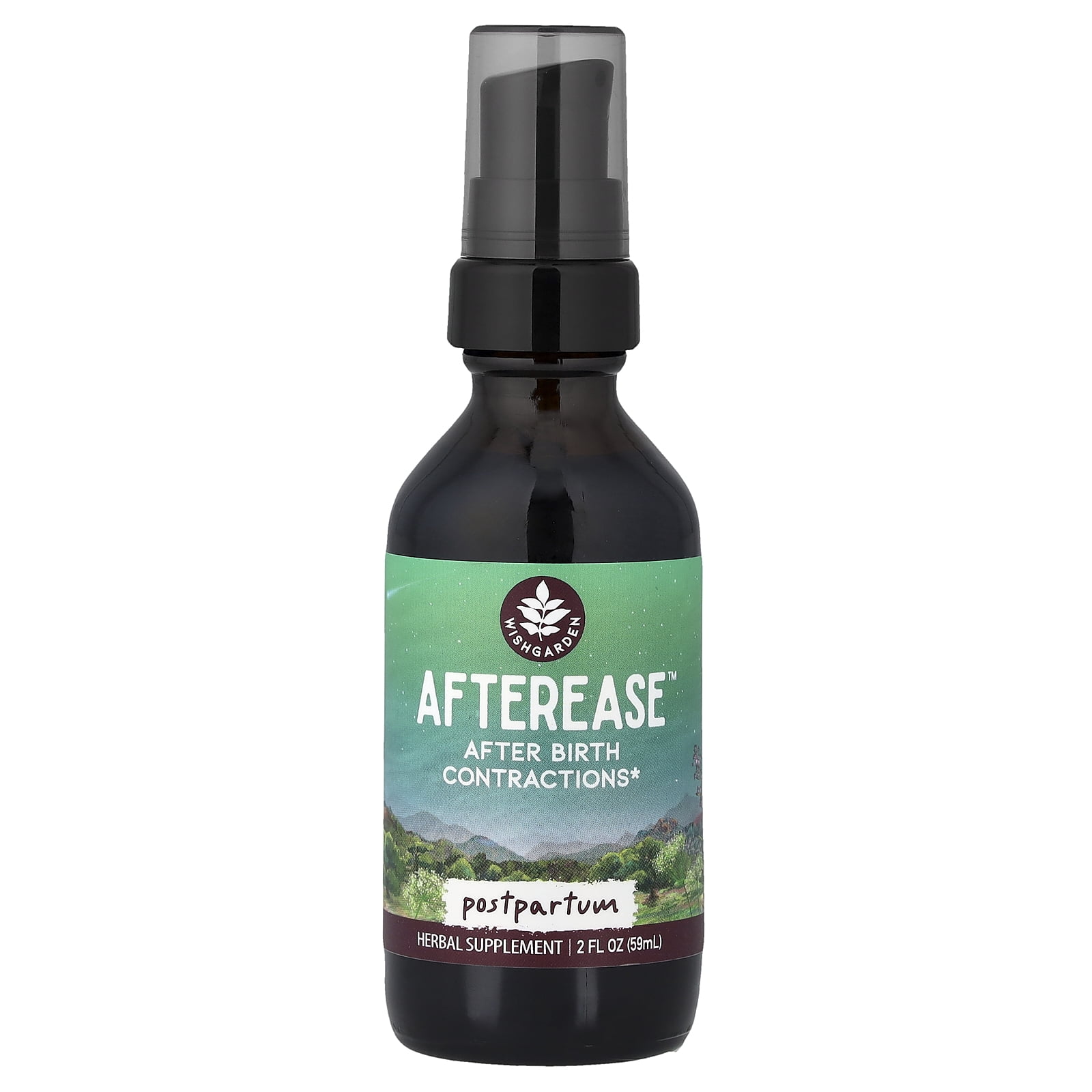 WishGarden Herbs Afterease, After Birth Contractions, 2 fl oz (59 ml)