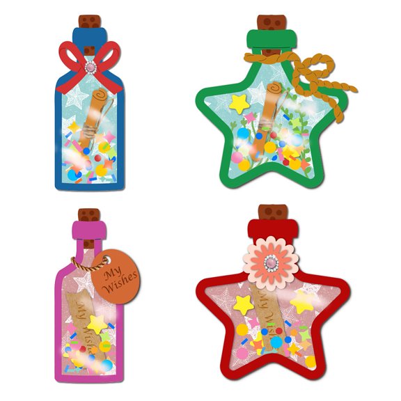 Wishing Bottle Dies - Carbon Steel Cutting Dies & Stencils for DIY Scrapbooking Card Making Embossing & MoreDIY