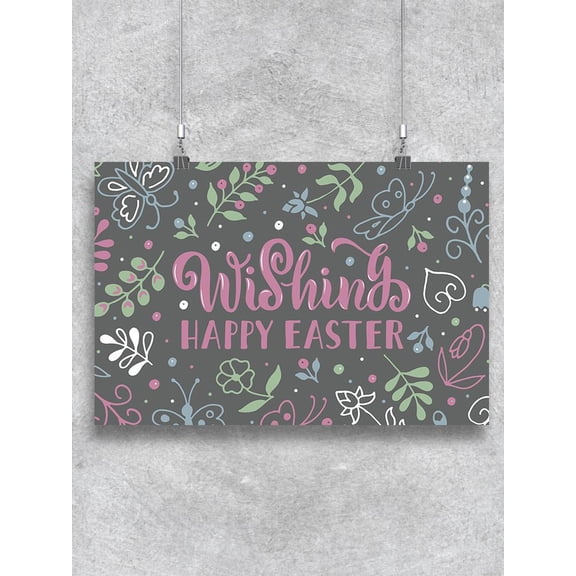 Wishing Happy Easter Poster -Image by Shutterstock