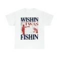 thumbnail image 1 of Wishing I was Fishing  Love to fish Unisex Heavy Cotton Tee, 1 of 9