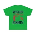 thumbnail image 1 of Wishing I was Fishing  Love to fish Unisex Heavy Cotton Tee, 1 of 9