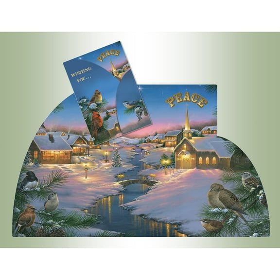 Wishing You Peace - Panoramic Tri-Fold