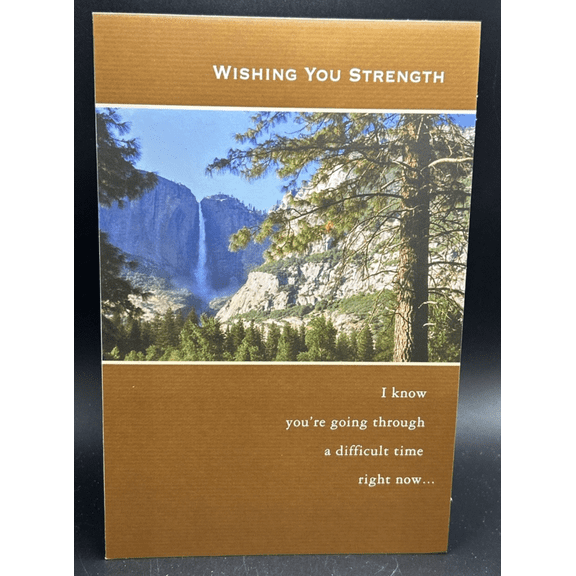 Wishing You Strength Greeting Card w/Envelope