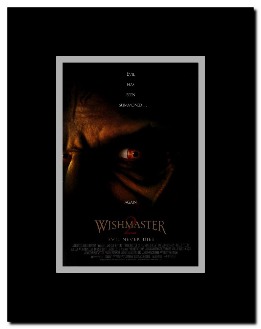 Wishmaster 2: Evil Never Dies Framed Movie Poster