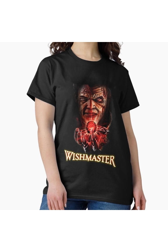 Wishmaster 90s Djinn Genie Horror Movie Villain Graphic H23602 Unisex T-Shirt, Up to 5XL Available