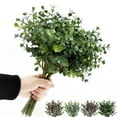 thumbnail image 1 of Wishrage 12PCS Fake Eucalyptus Stems ,14" Artificial Plants Eucalyptus Leaves for Shelf Desk Bathroom Farmhouse Room Coffee Table Home Decor, 1 of 2