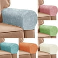 thumbnail image 1 of Wishrage Velvet Stretch Armrest Covers for Chairs and Sofas Arm Covers Elastic Anti-Slip Furniture Protectors Washable Armchair Slipcover for Recliner Couch, 1 of 8