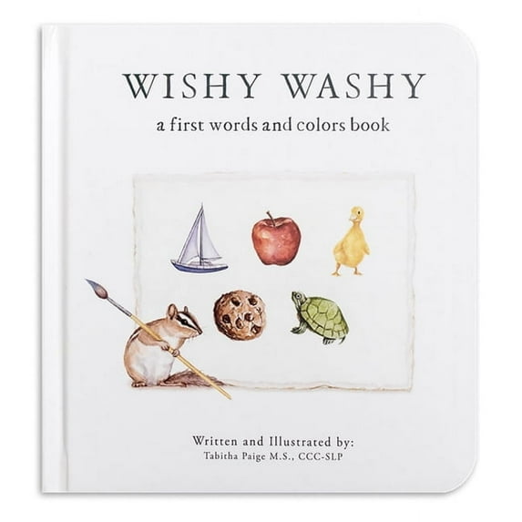 Wishy Wash: A First Words And Colors Book (Board Book)