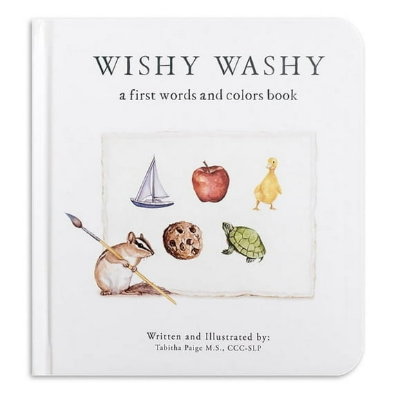Wishy Wash: A First Words And Colors Book (Board Book)