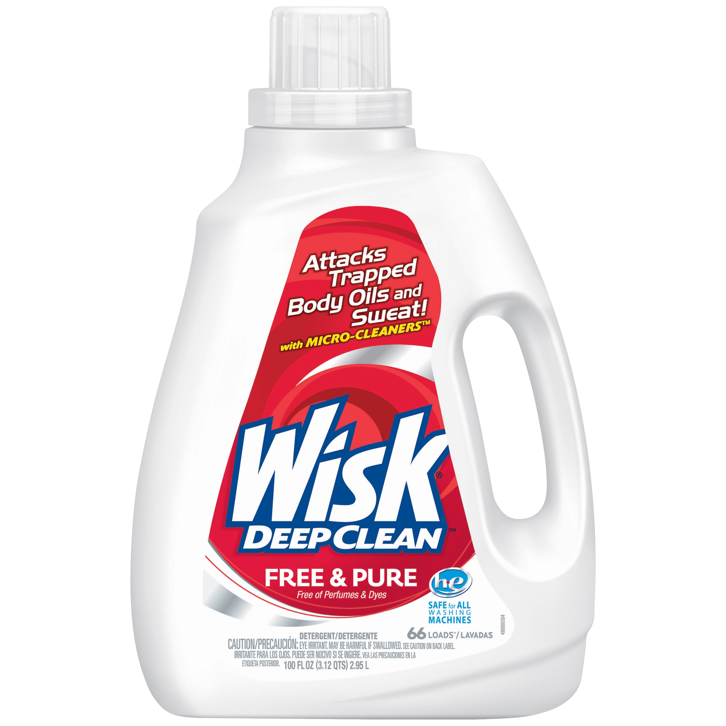Wisk® Deep Clean? Free & Pure Laundry Detergent 100 fl. oz. Jug