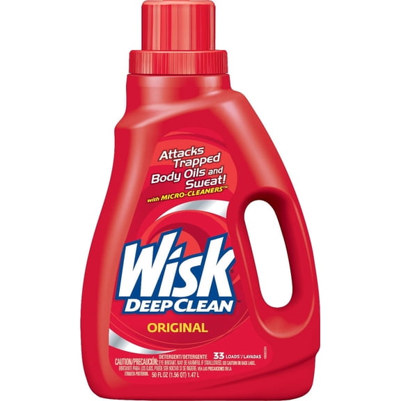 Wisk Deep Clean Laundry Detergent, Original, 33 Loads