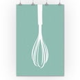 thumbnail image 1 of Wisk - Letterpress - Lantern Press Artwork (36x54 Giclee Gallery Print, Wall Decor Travel Poster), 1 of 1
