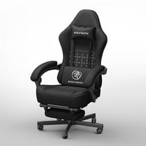 Wismestr Gaming Chair Breathable Fabric with Pocket Spring Cushion, Ergonomic Computer Gaming Chair with Footrest for Adult and Teen
