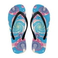 thumbnail image 1 of Wismoutput Beach Pool Flip Flops for Women Non-Slip Summer Sandals Mushrooms House Sandals Lightweight Soft Walking Slides Sandals Quick Drying Bathroom Shoes Black Size 7.5, 1 of 7