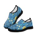 thumbnail image 1 of Wismoutput Blue Fashion Sneakers Low-Cut Casual Shoes Loafers for Men Shock-Absorption and Comfortable Hiking Shoes for Big Boys, 1 of 7