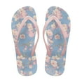 thumbnail image 1 of Wismoutput Cherry Blossom Womens Summer Flip Flops Non Slip Quick Drying Shower Slides Bathroom Sandals Comfort Casual Walking Thong Sandals for Teens Girls Pink Size 8.5, 1 of 7
