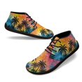 thumbnail image 1 of Wismoutput Coconut Tree Printed Sneakers for Men Boys Light Comfortable Wear-Resistant Barefoot Shoes Size 5.5-14, 1 of 7