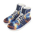 thumbnail image 1 of Wismoutput Eagle Printed Barefoot Shoes Skin-Friendly Comfortable High-top Sneakers for Men Boys Size 5.5-14, 1 of 7