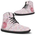 thumbnail image 1 of Wismoutput High-Top Barefoot Shoes with Cartoon Axolotl Non Slip Wear-Resistant Sneakers for Girl Students Size 6-13.5, 1 of 7
