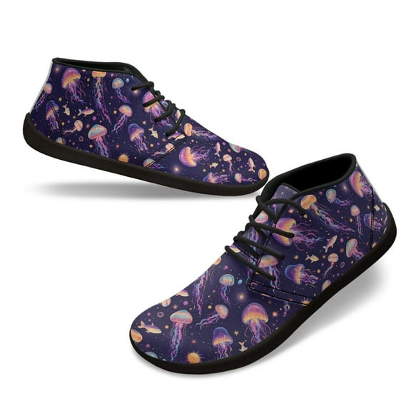 Wismoutput Jellyfish Barefoot Shoes for Men Boy Students Wide Width Comfortable Durable Sneakers Size 5.5-14