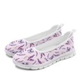thumbnail image 1 of Wismoutput Lavender Purple Flat Shoes for Women Ladies All-Match Breathable Slip on Casual Shoes for Spring Size 6-11, 1 of 7