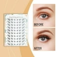 thumbnail image 1 of Wispy Lash Clusters Natural Look Eyelash Extensions C Curly Individual Lashes Soft DIY Cluster Lashes Clear Band 10-14MM for Volume and Length, 1 of 7