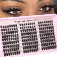 thumbnail image 1 of Wispy Manga Lash Clusters Natural Eyelash Clusters Fairy Cluster Eyelash Extensions Anime Individual Lashes C Curl Lash Extension Waterproof DIY Eye Lashes Cluster, 1 of 7