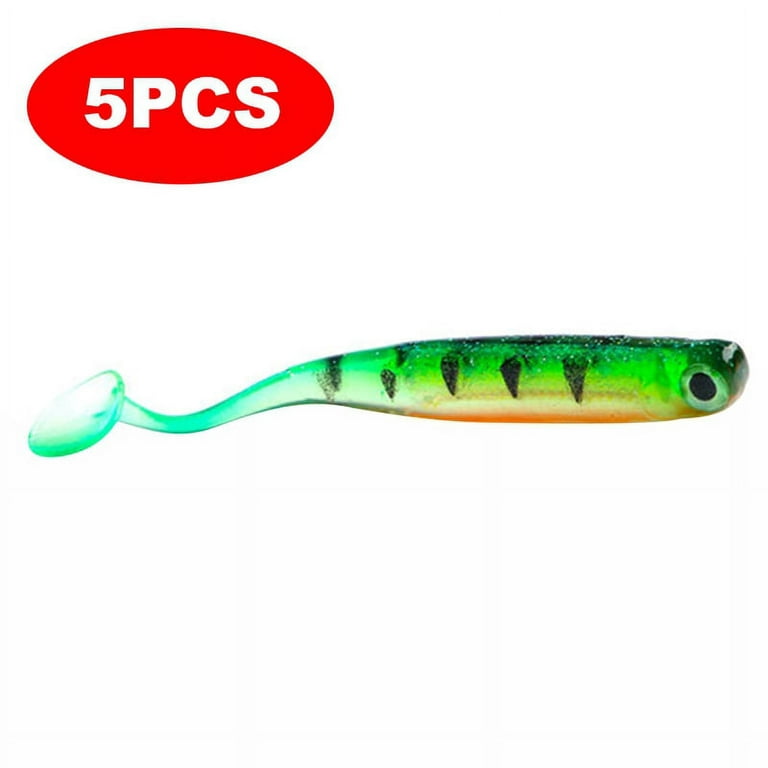 50pcs-1Inch Bass Fishing Worms Lures,Silicone Soft Maggot Baits Bread Worm  Fishing Lure,5 Color