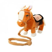 Wisremt Baozhu Walk Along Horse with Remote Control Leash, Dancing Singing Walking Musical Pony Pet, Realistic Animal Design with 9 Different C
