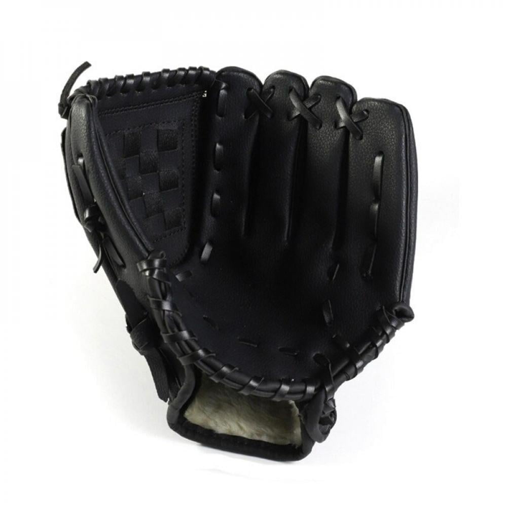 Wisremt Baseball Glove Softball Practice Equipment Size 10.5/11.5/12.5 Right Hand for Child Youth Adult Man Woman Train Three colors