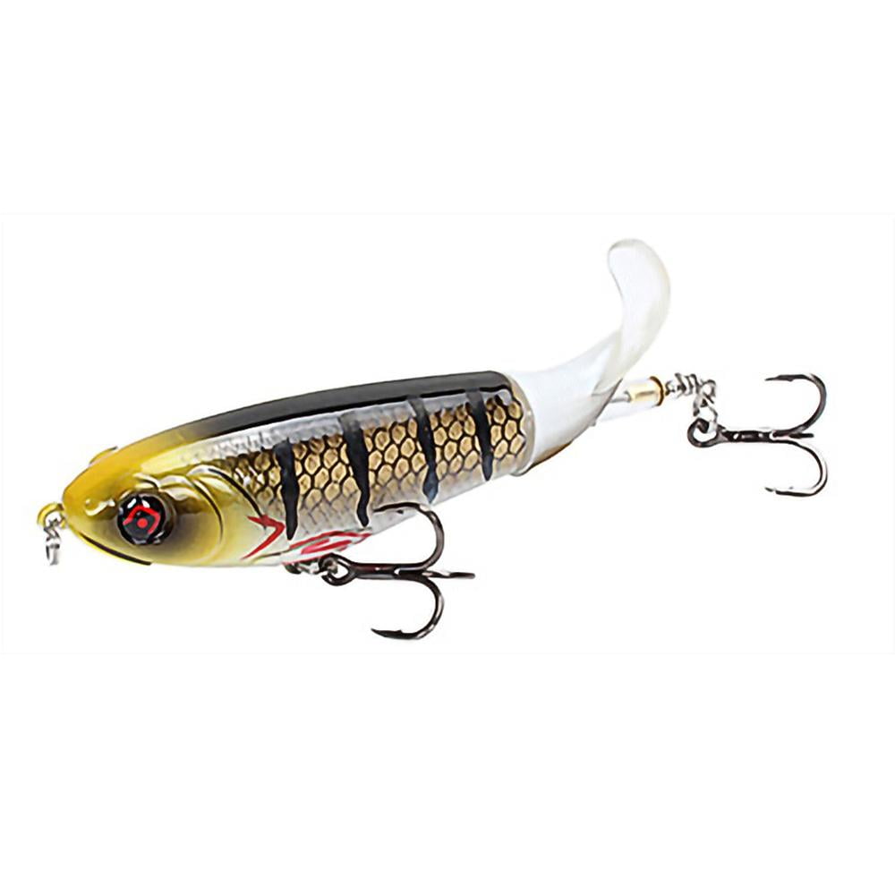 1Pcs Whopper Plopper Fishing Lure 16g Topwater Pencil Artificial Hard Bait  Bass Soft Rotating Tail Wobblers Fishing Tackle