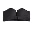 thumbnail image 1 of Wisremt Front Closure Adjustable Women Padded Bra Gather Strapless Bra Super Push Up Invisible Bra, 1 of 6