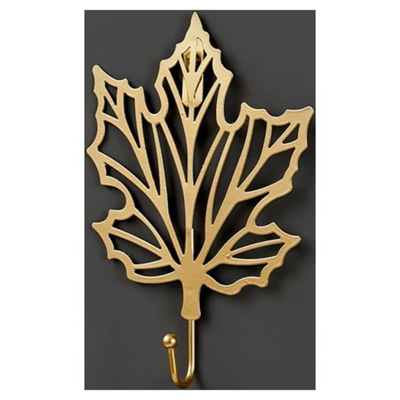 4Pcs Gold Decorative Wall Hooks,Gold Hooks for Hanging Keys, Hats and Jewelry Gold Wall Hooks Wall Hooks Decorative Hat Hooks for Wall Brass Hooks
